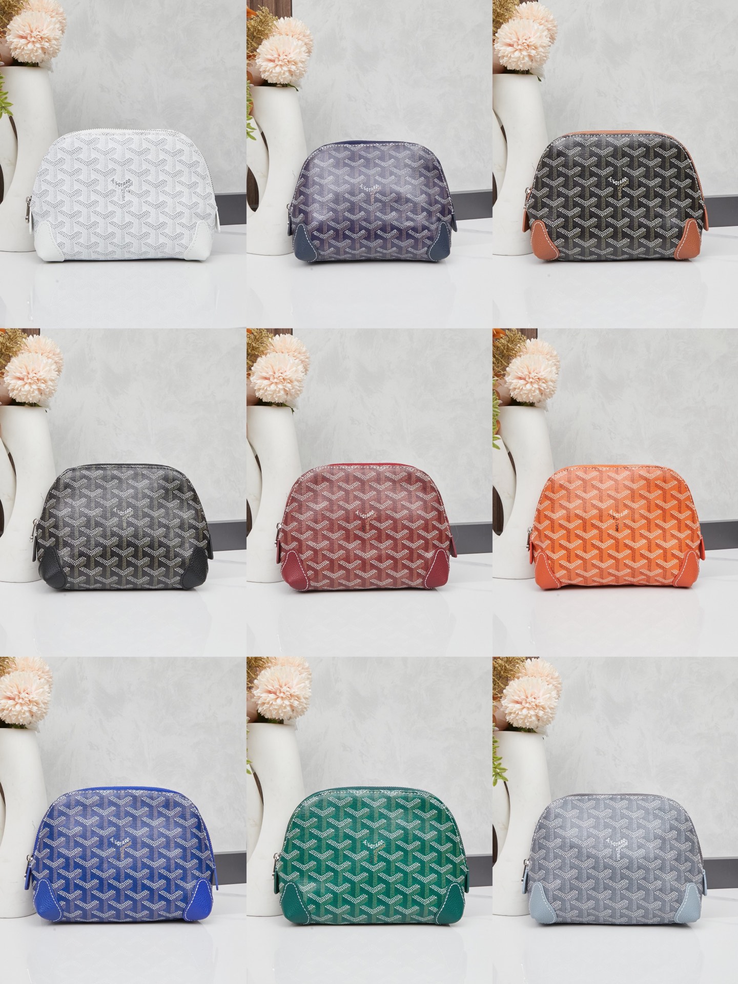 Goyard clutch bag Vedome shell bag